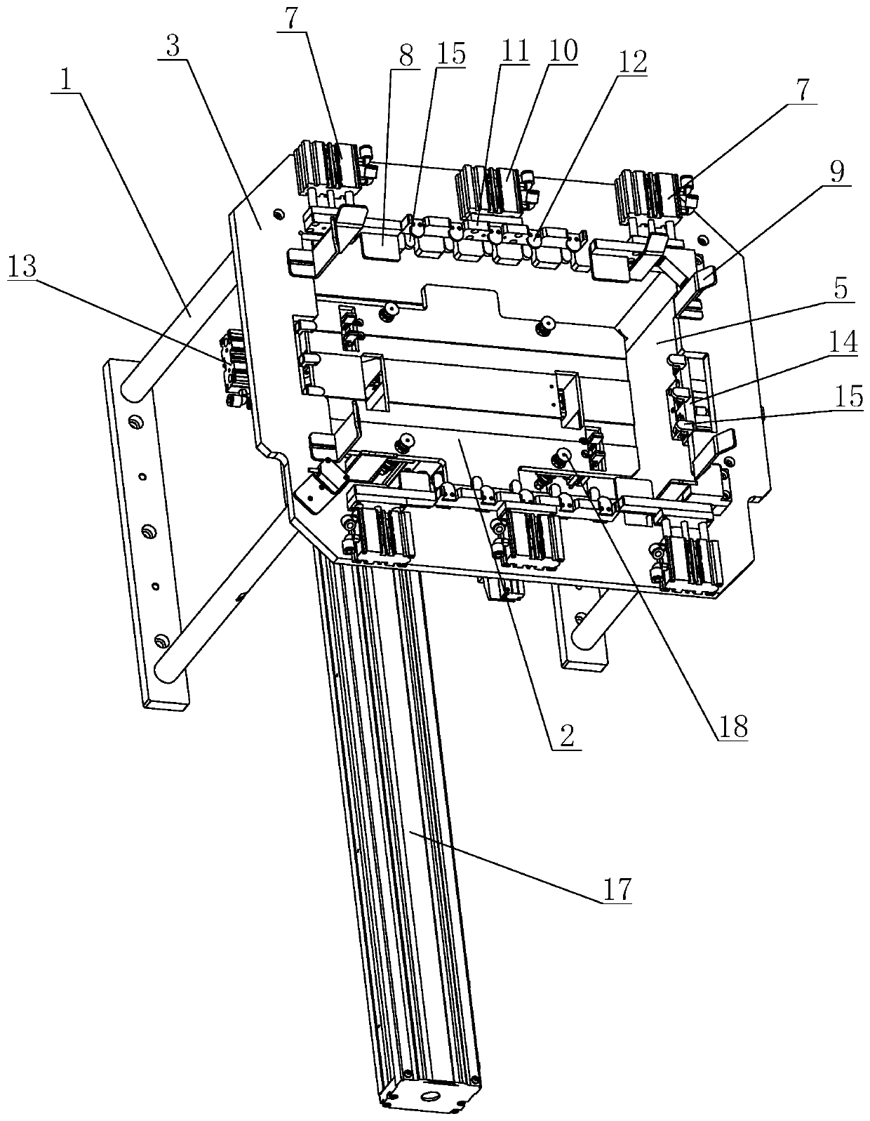 Pallet separating mechanism and pallet separating method