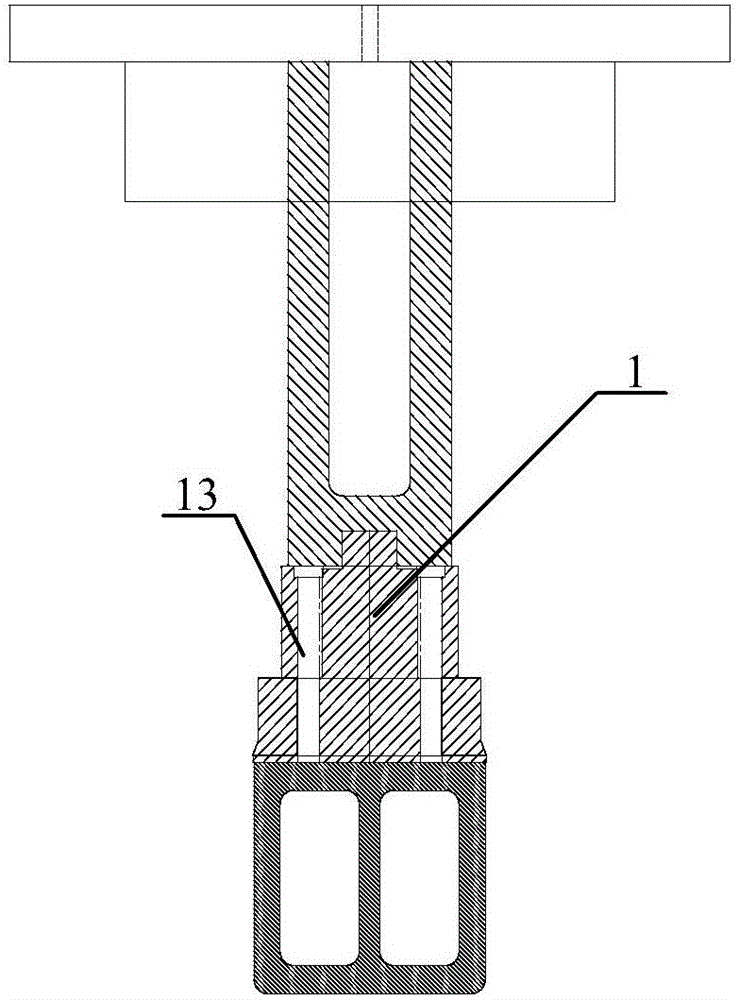 Waste cutter for blanking mould