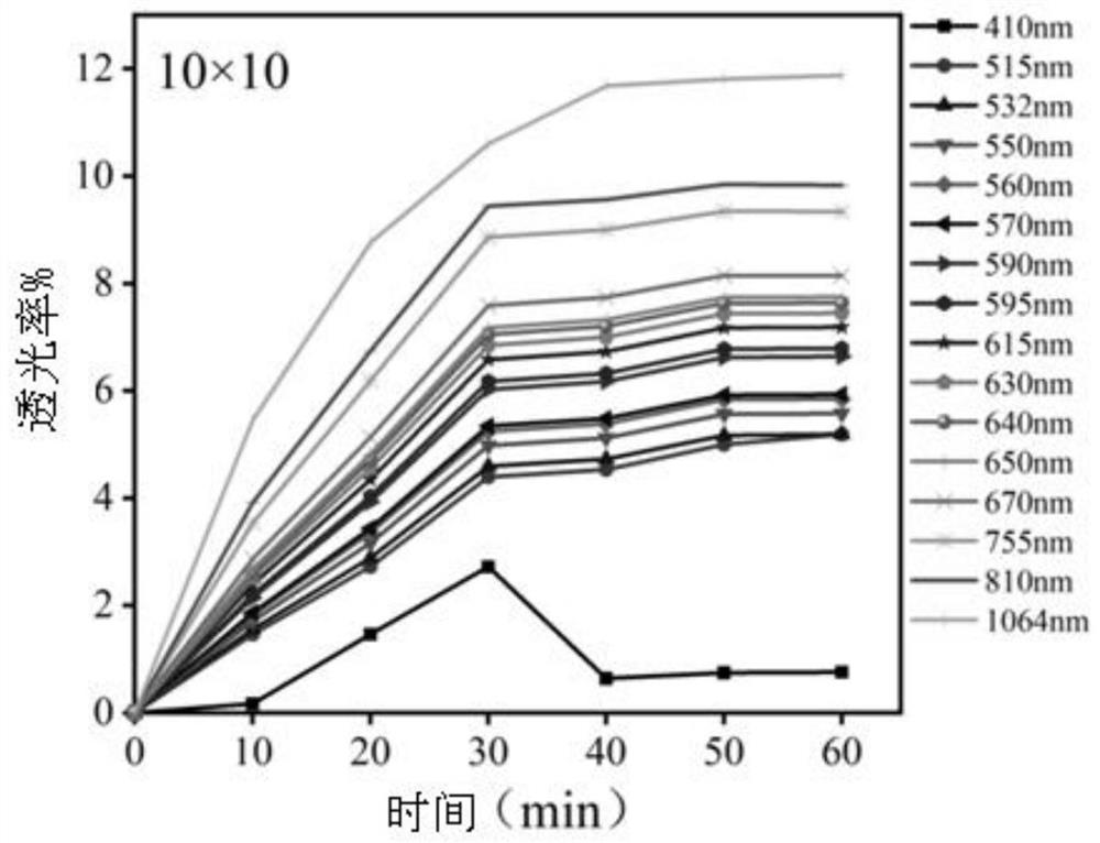 Preparation and application of soluble polymer microneedle for enhancing light transparency of skin