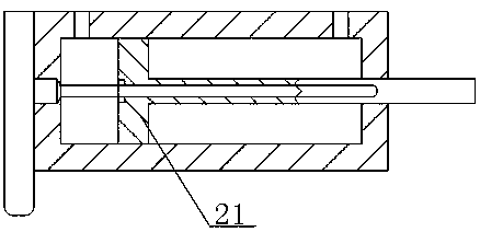 An integral automatic adjustment device for tunnel trolley formwork