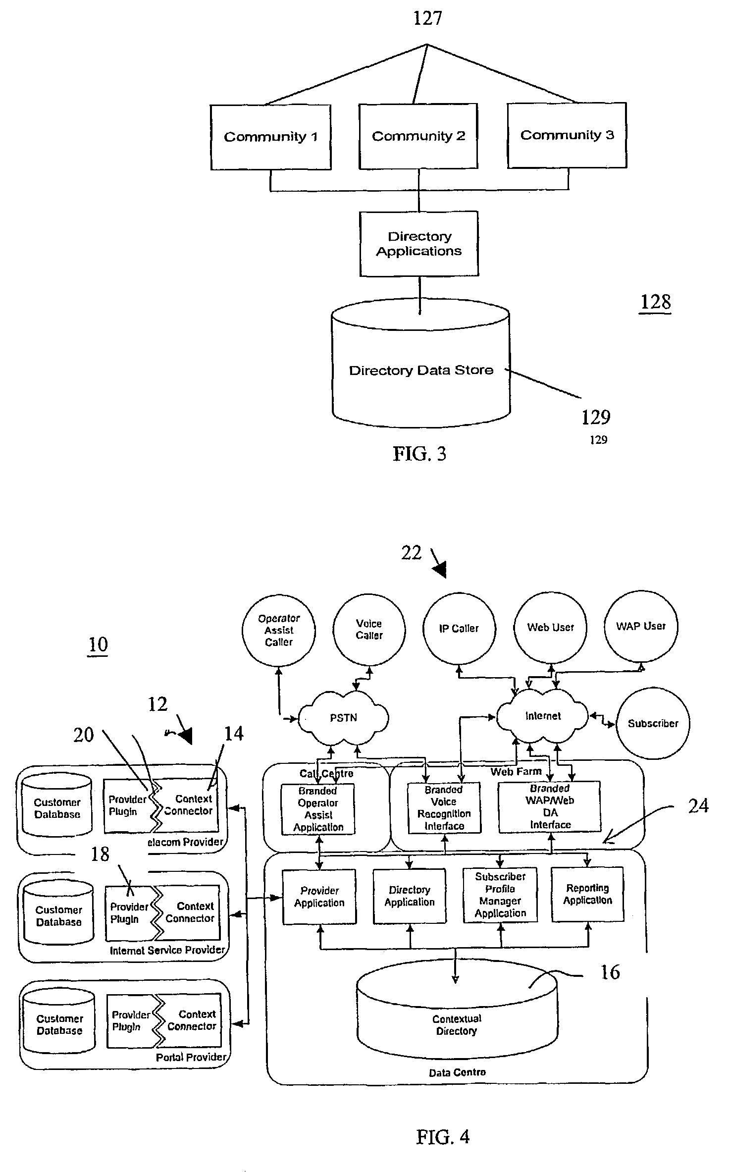 System and method for directory services and e-commerce across multi-provider networks