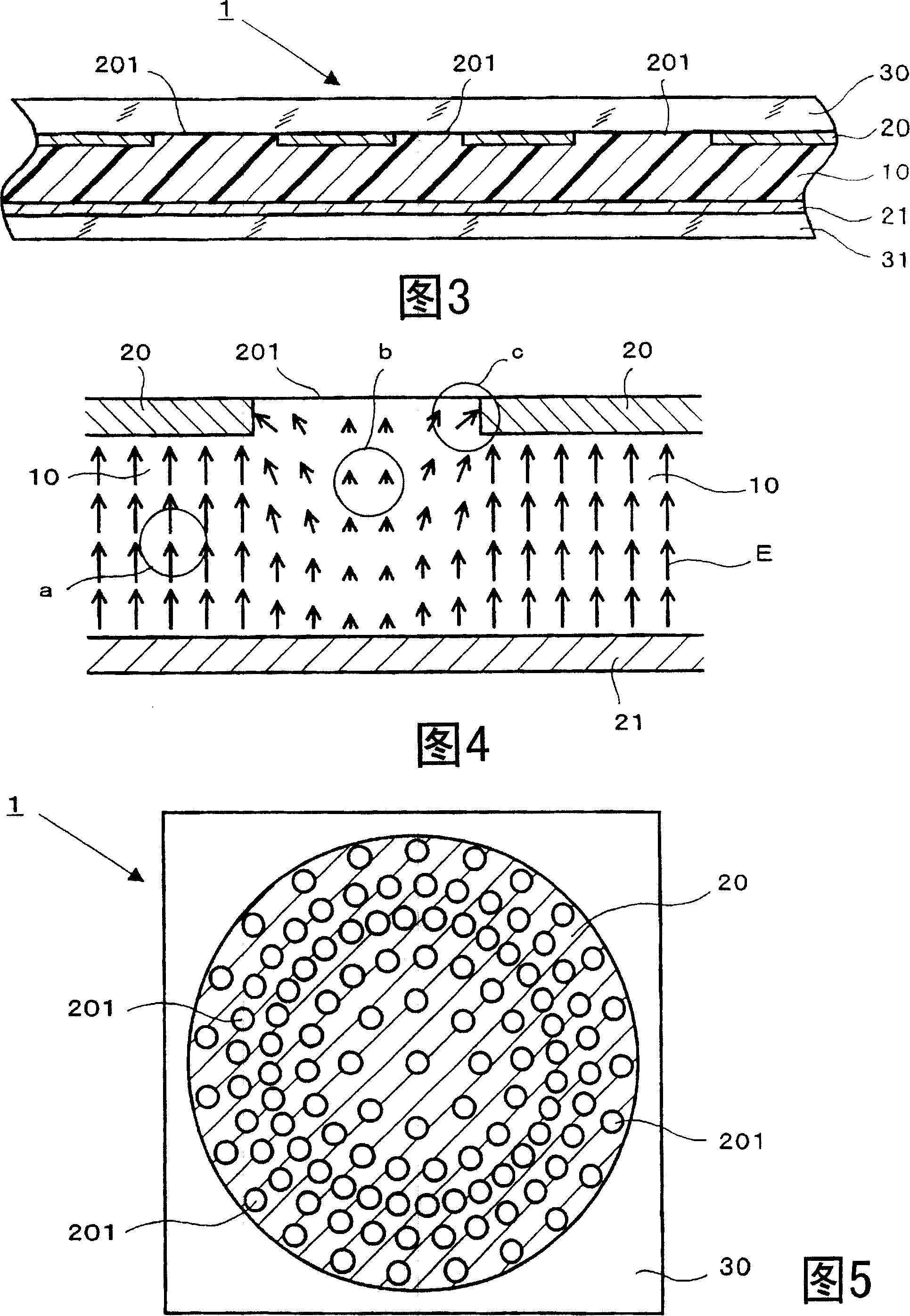 Liquid crystal aberration correcting element