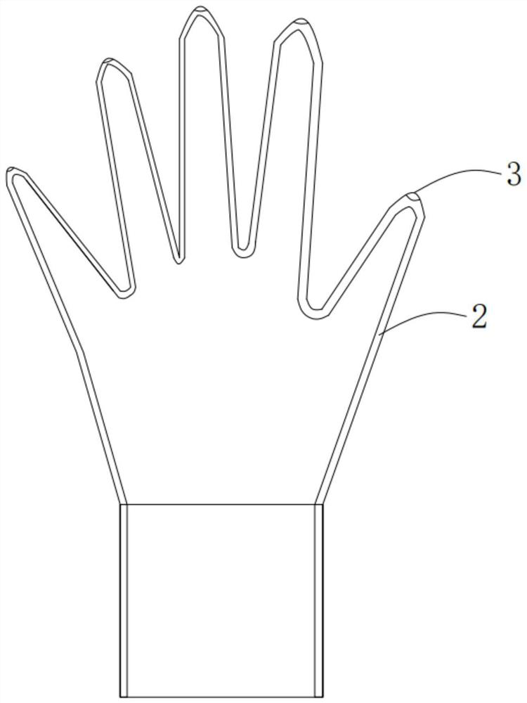 Combined cold-resistant PVC glove and preparation method thereof