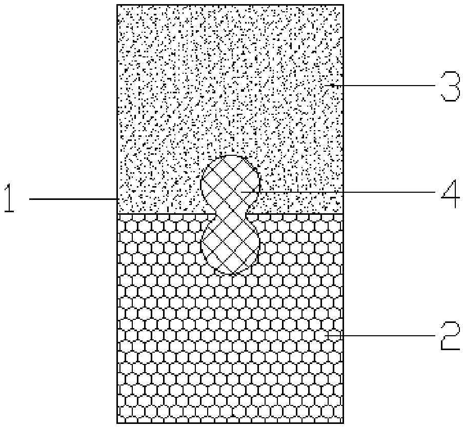 Standard powder block special for firework lattice structure body and preparation method of standard powder block