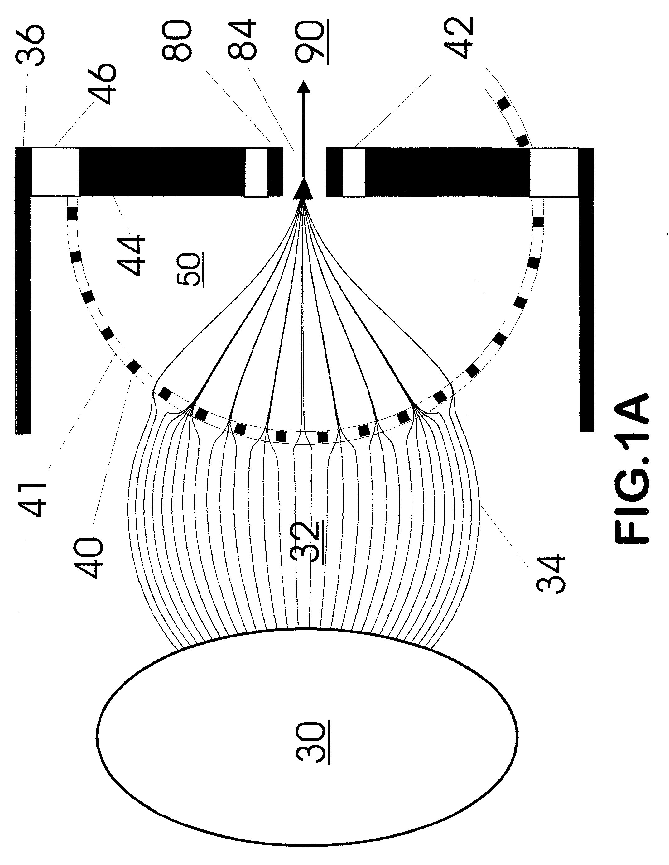 Apparatus and method for focusing ions and charged particles at atmospheric pressure