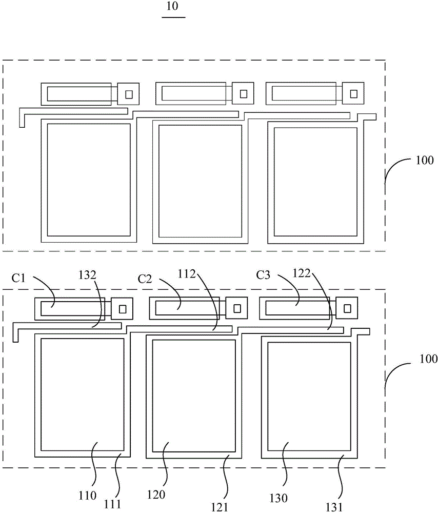 Array substrate, display panel and detection method for array substrate