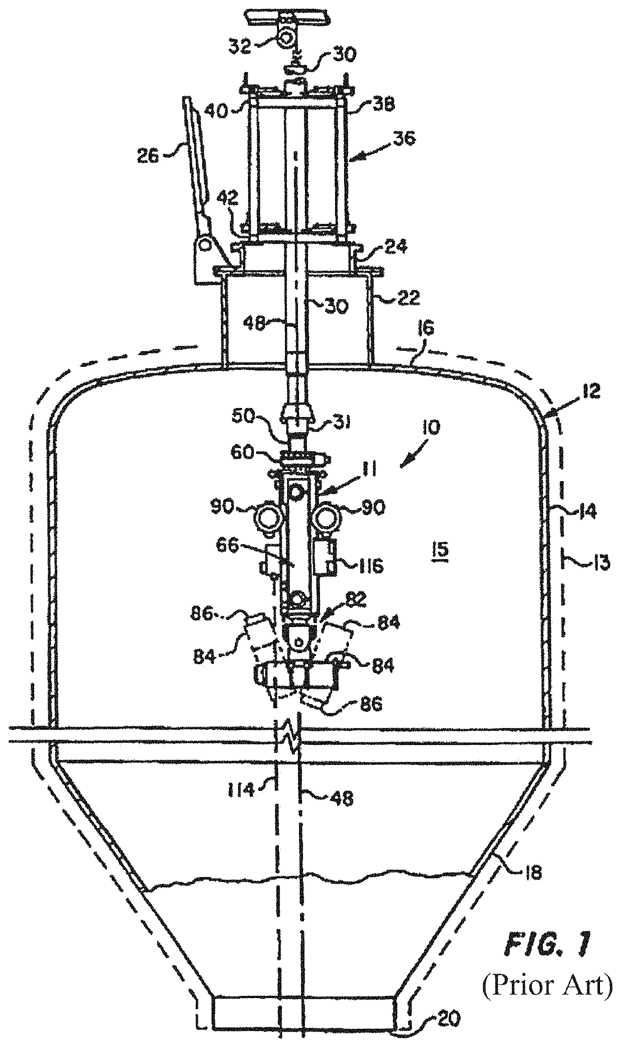Delayed Petroleum Coking Vessel Inspection Device and Method