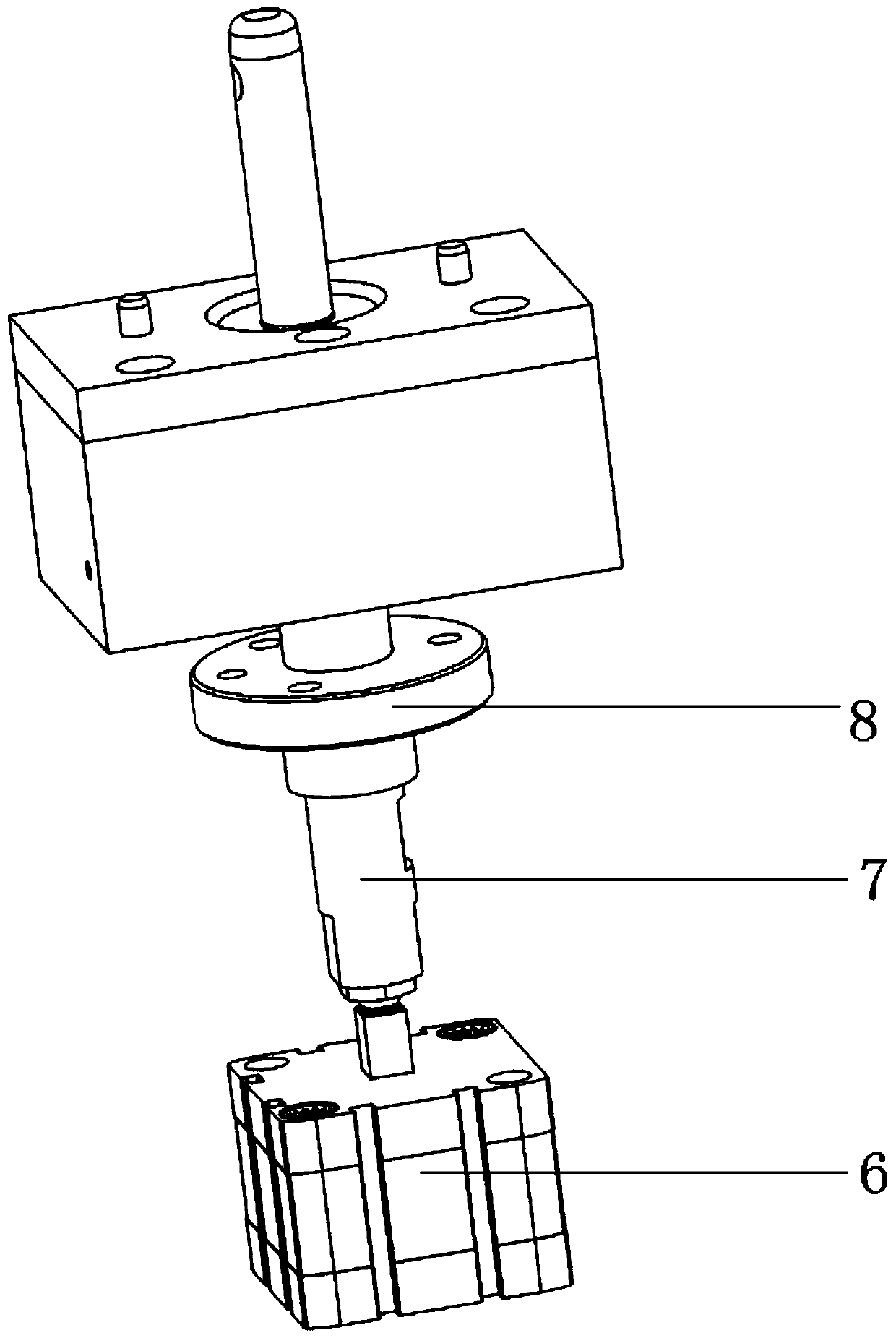 Sealing mechanism for high-pressure detection of TMC master cylinder