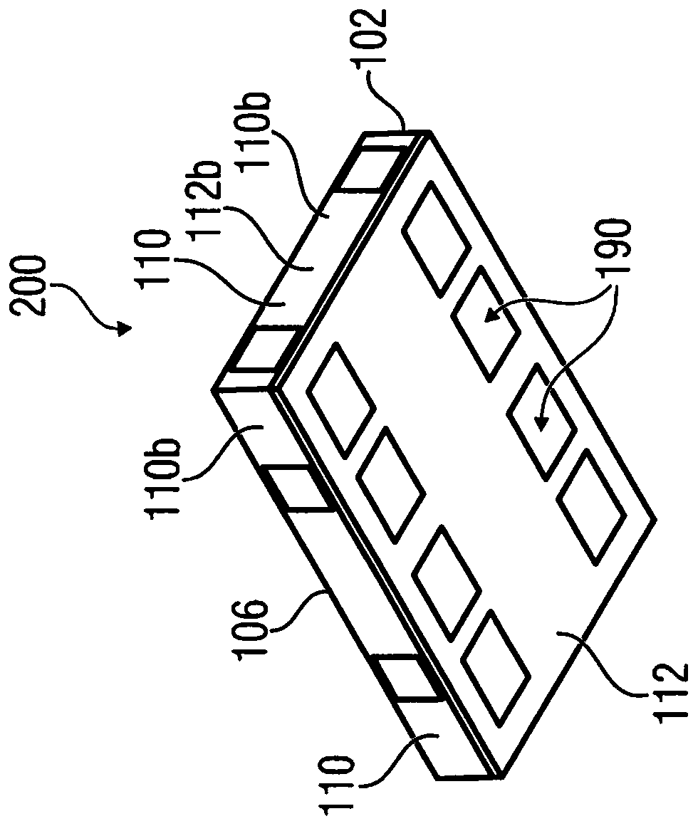 Package with acoustic sensing device(s) and millimeter wave sensing elements