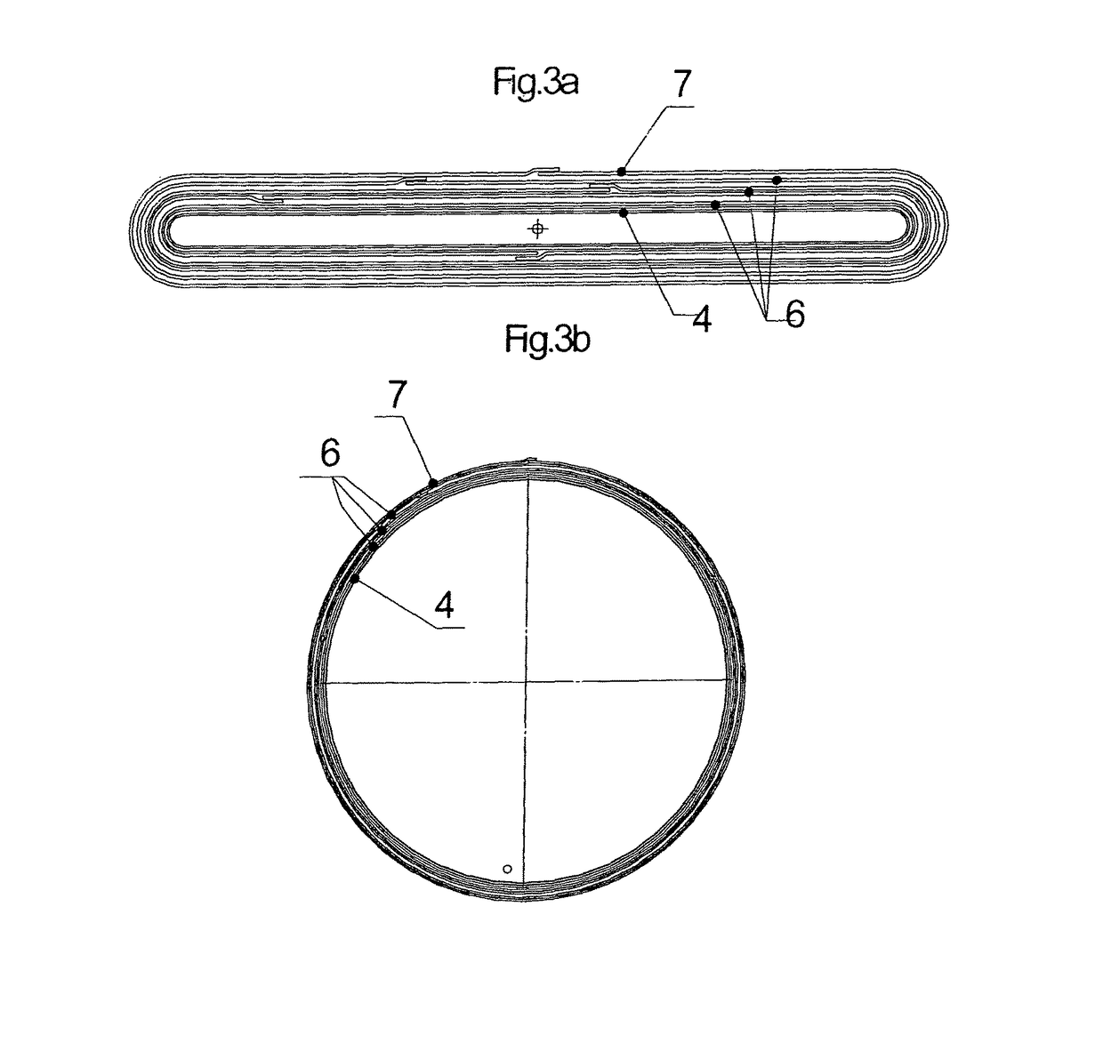 Multilayer tube having a tubular inner film, device and method for producing same, and use thereof