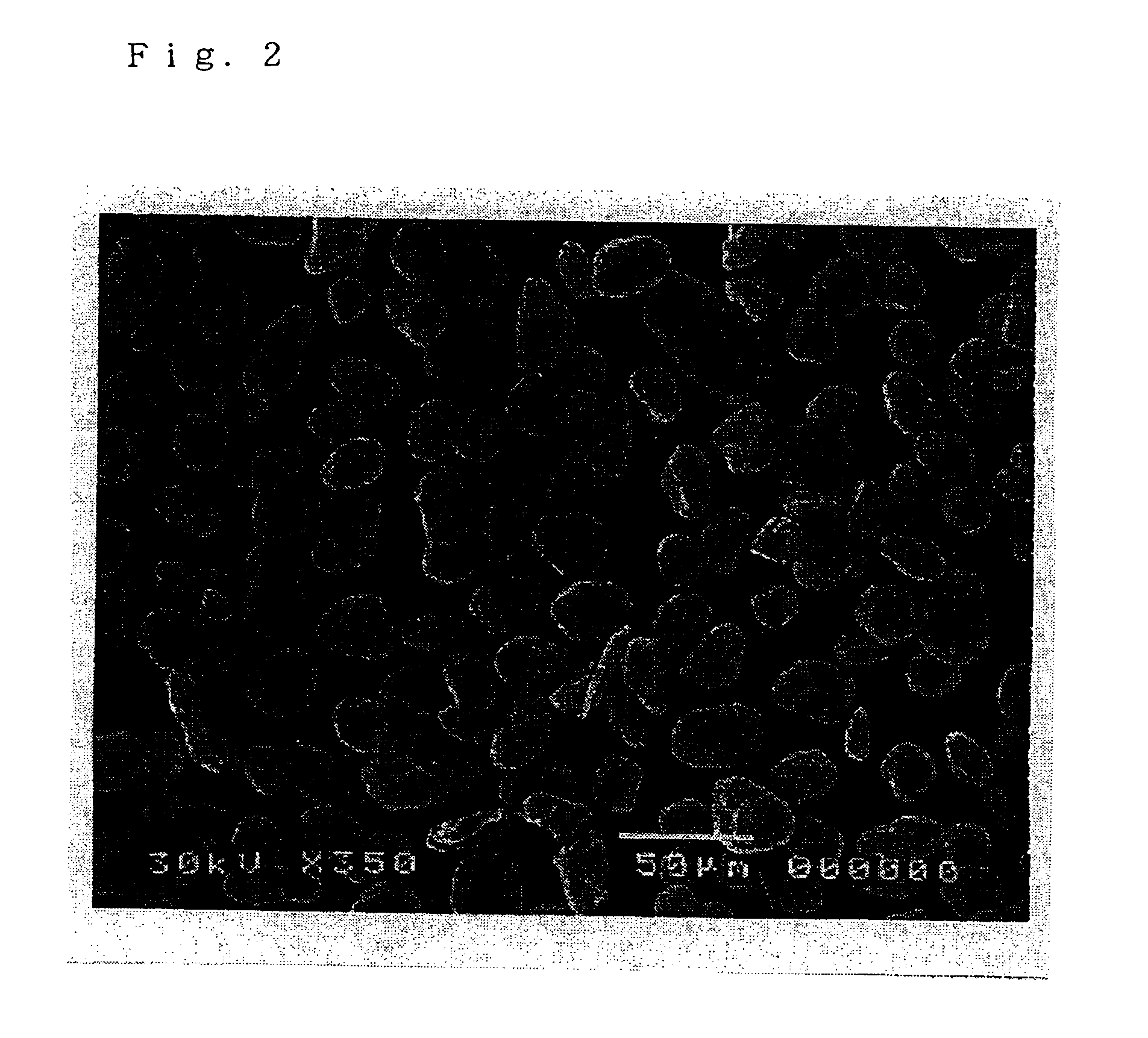 Graphite particles and process for production thereof