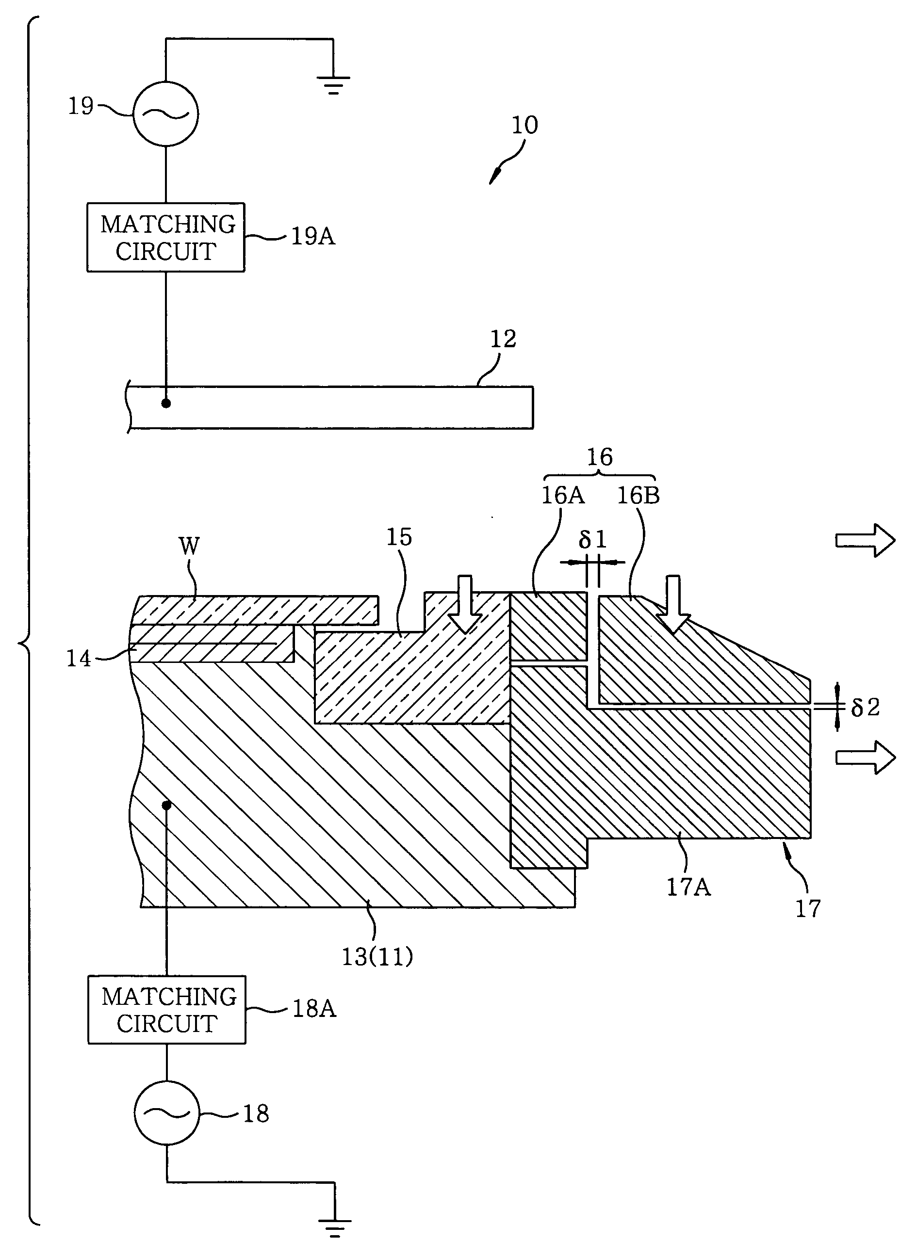 Ring mechanism, and plasma processing device using the ring mechanism