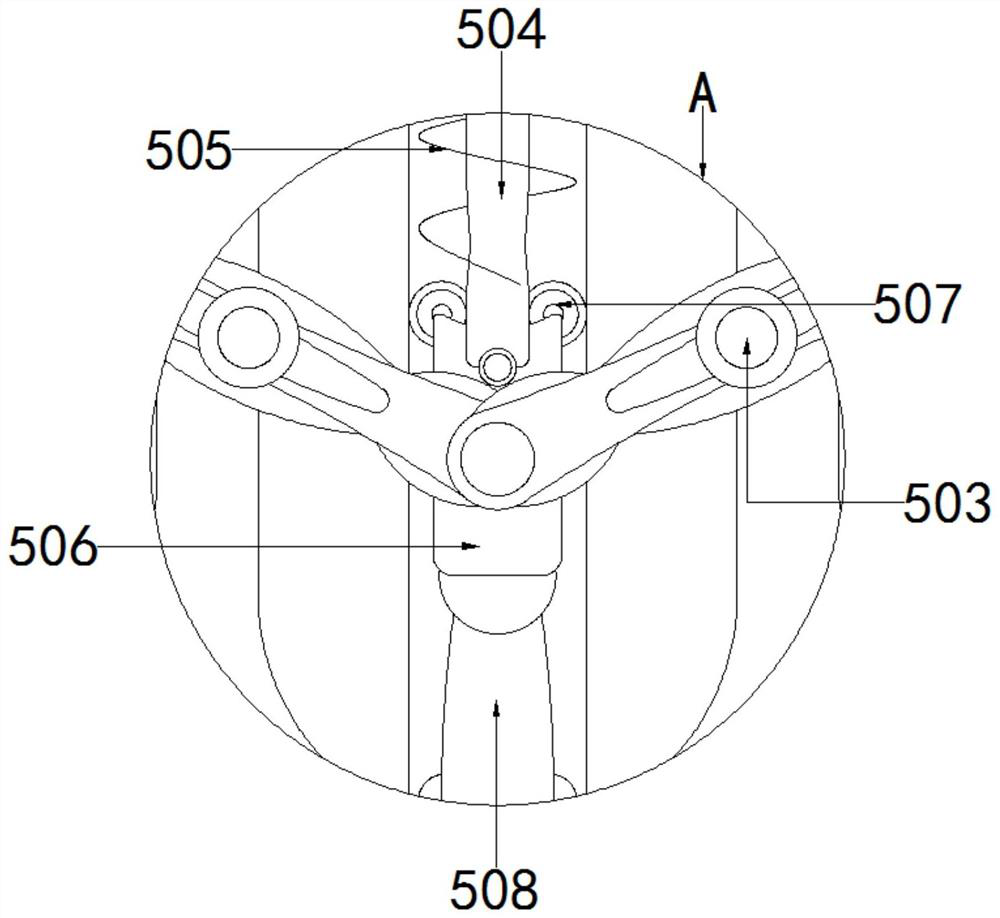 Corn starch extraction separation device