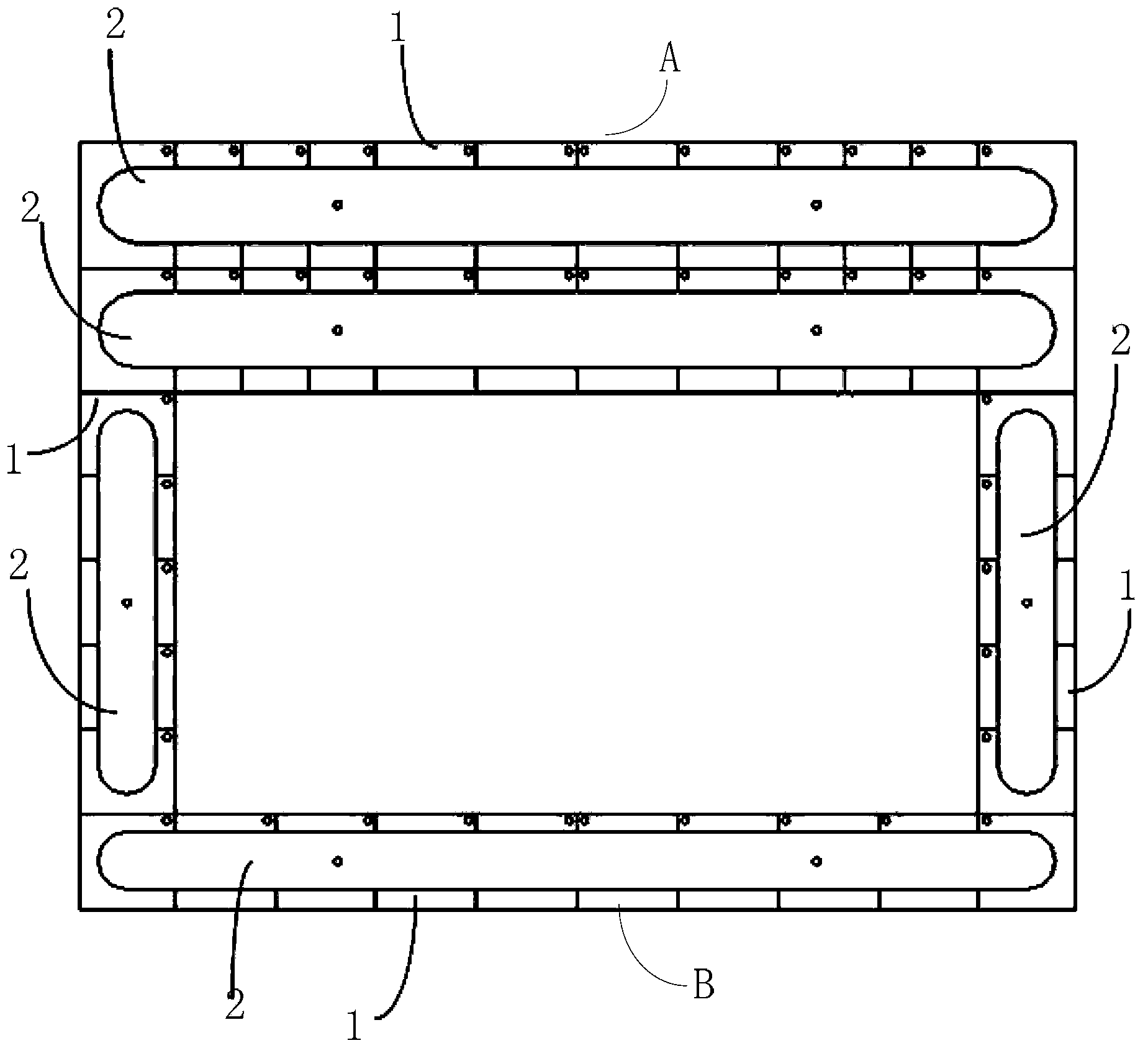 Underwater floating body and installing method thereof