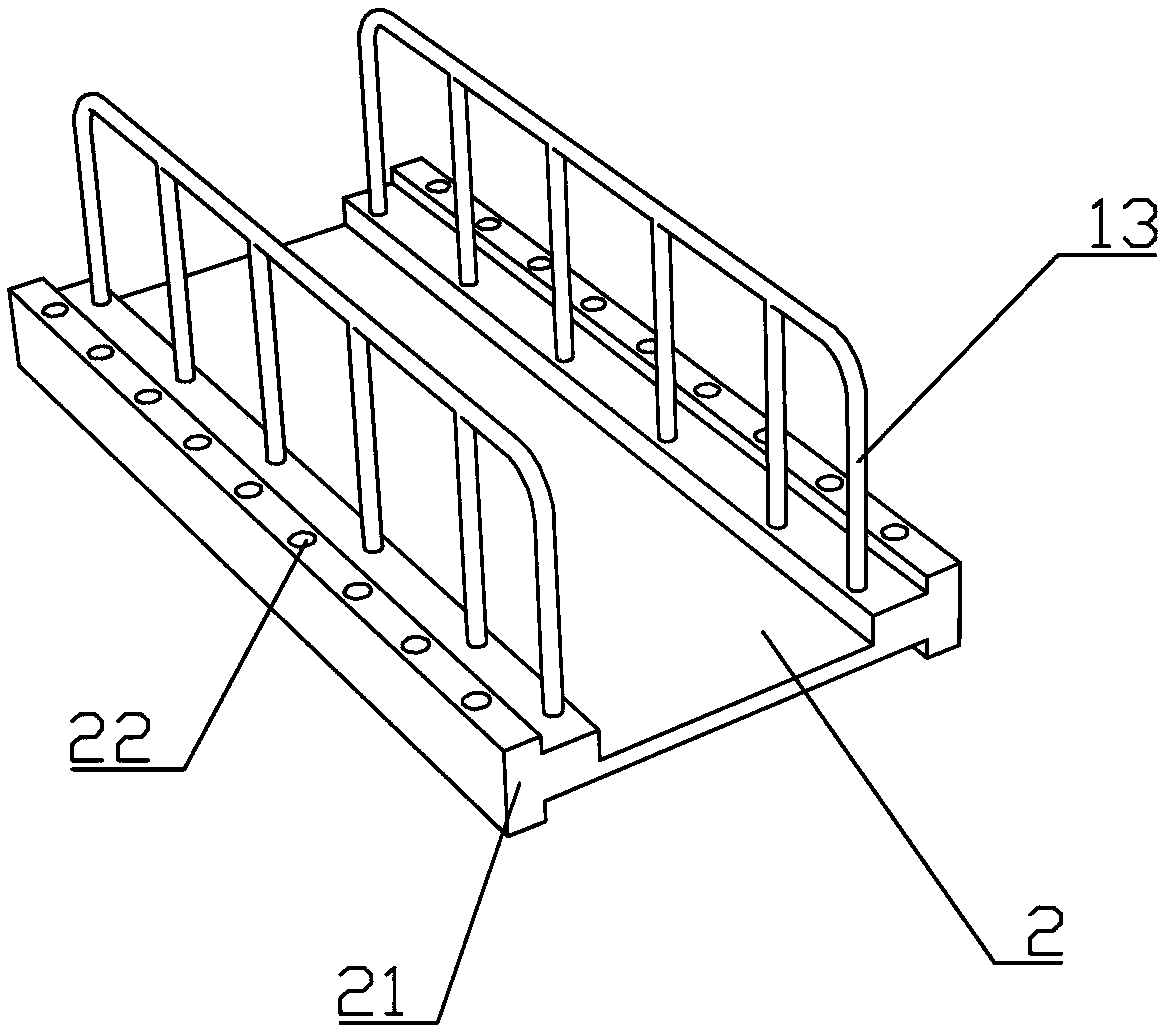 Tower crane temporary passage and mounting method thereof