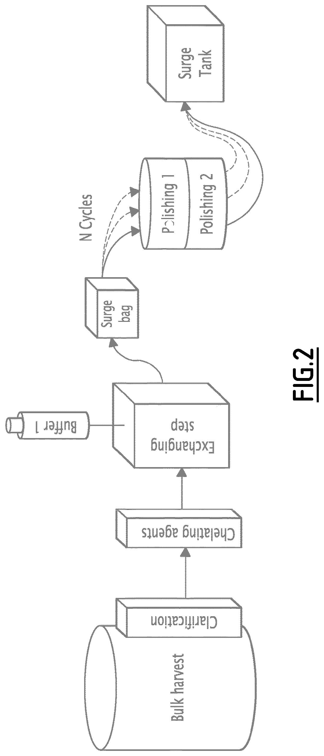 Full flow-through process for purifying recombinant proteins