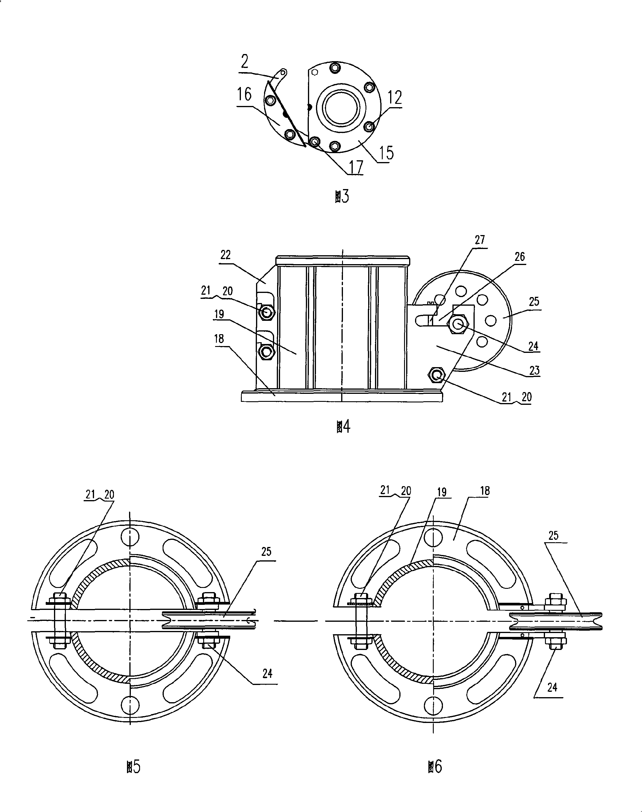 Preset production fluid section plane test method of mechanical mining horizontal well and special shaft mouth test apparatus
