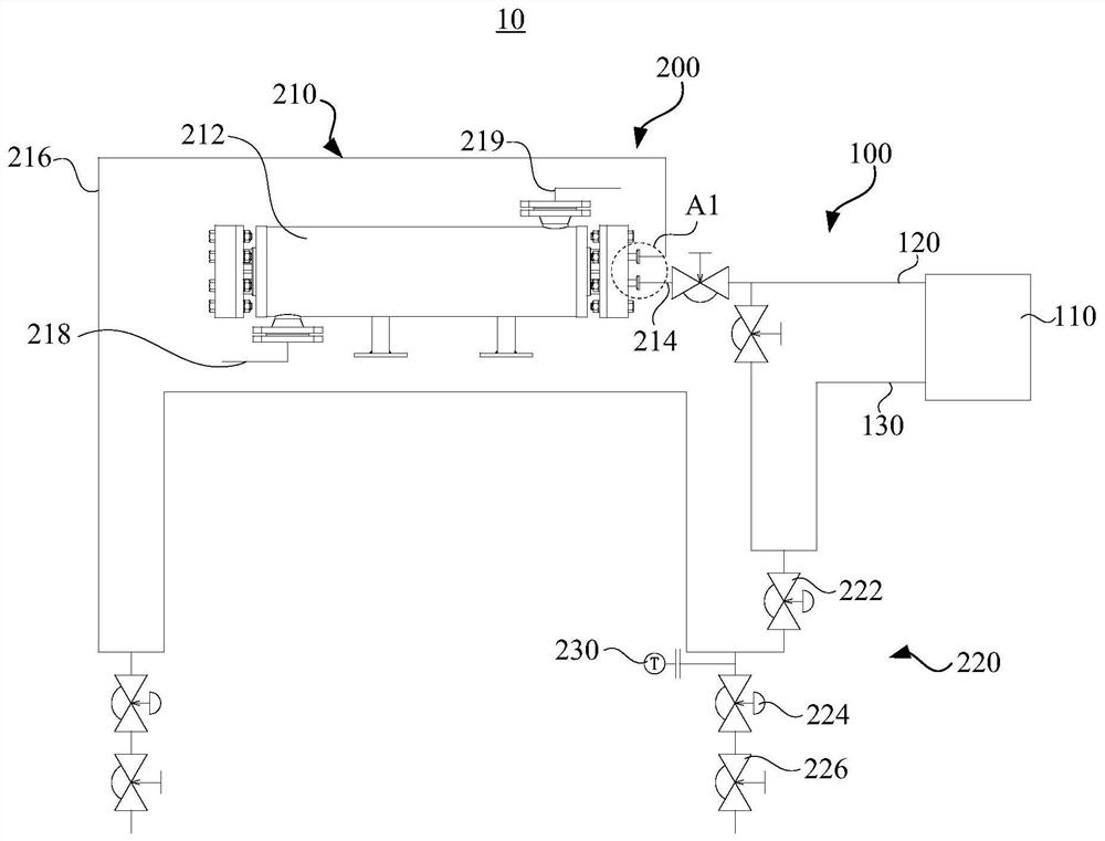 Cooling injection water drainage control method and system