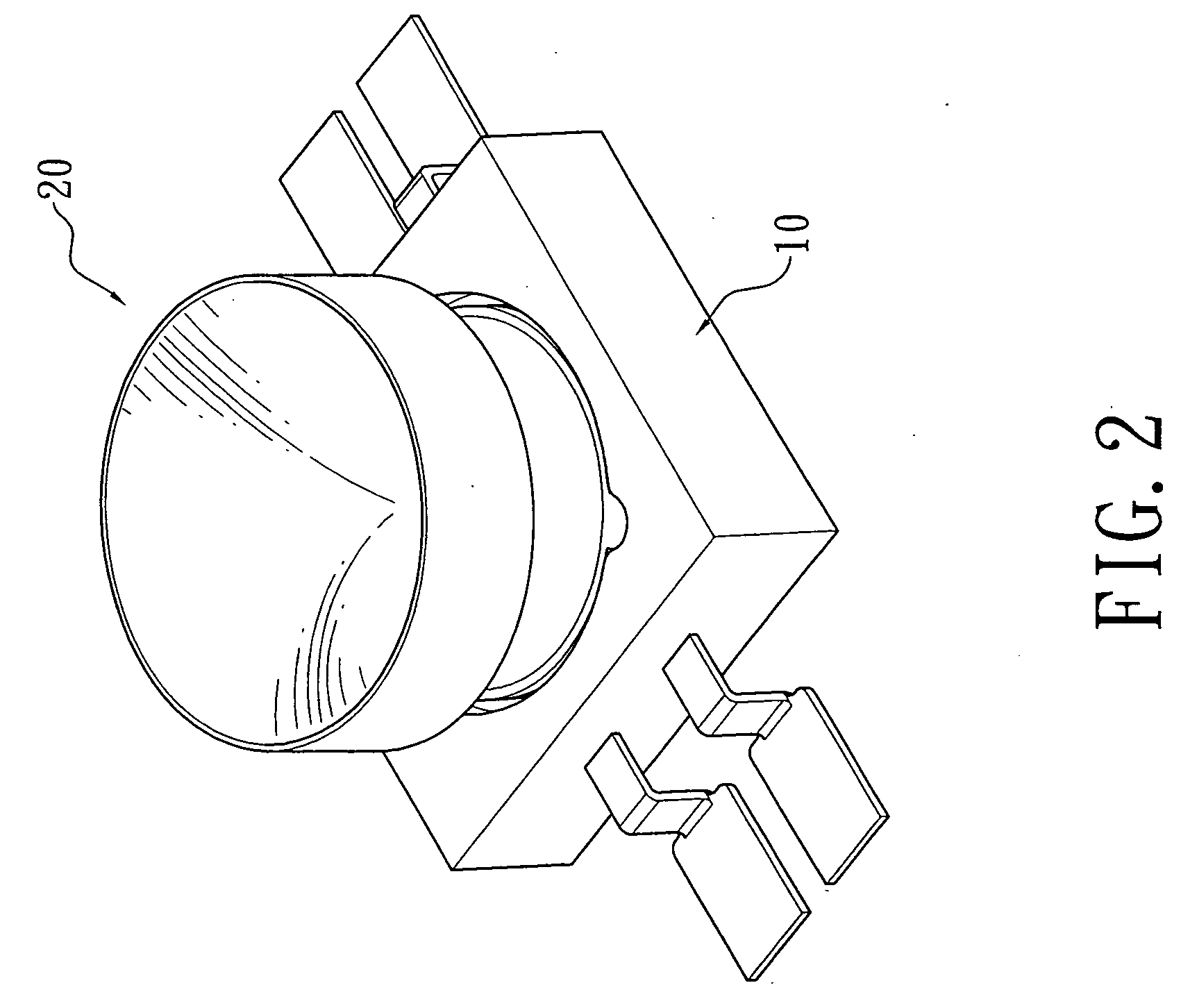 Side-emitting solid-state semiconductor light emitting device