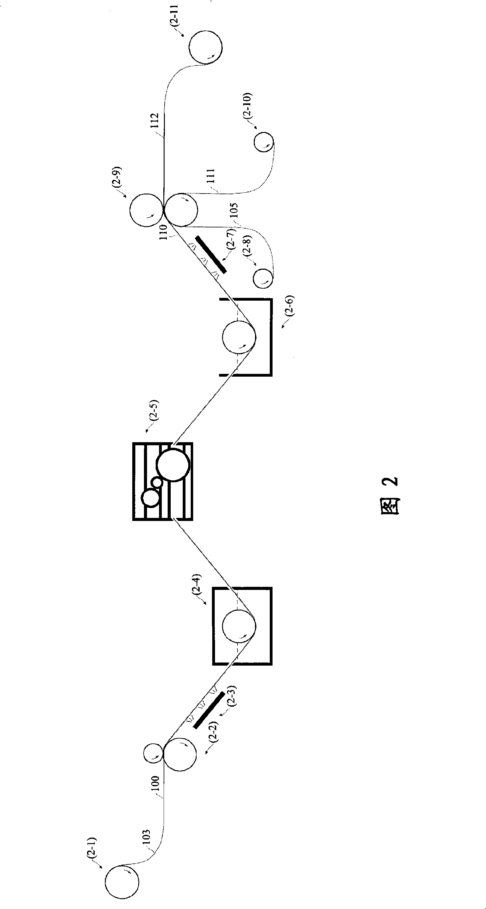 Special membrane and method for manufacturing radio-frequency label antenna