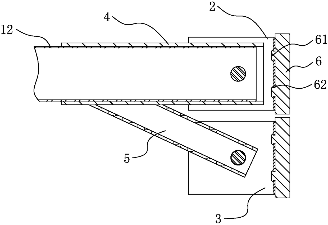 Reinforced door frame horizontal bar