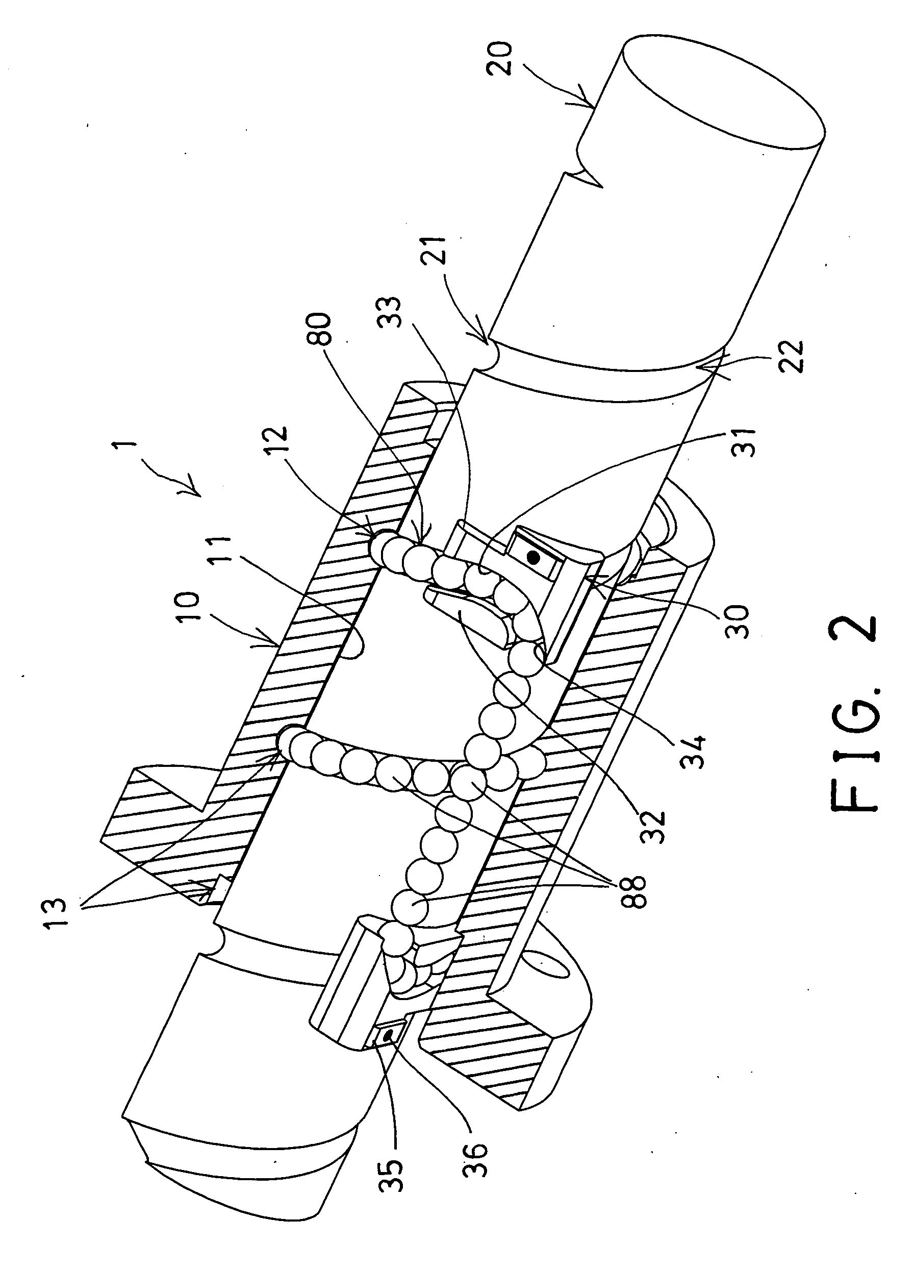 Ball screw device having ball guide member