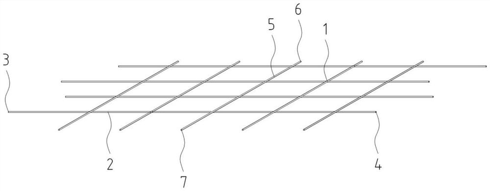 Construction method of concrete slab based on welded steel mesh and cement pressure plate