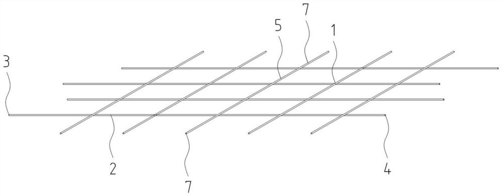 Construction method of concrete slab based on welded steel mesh and cement pressure plate