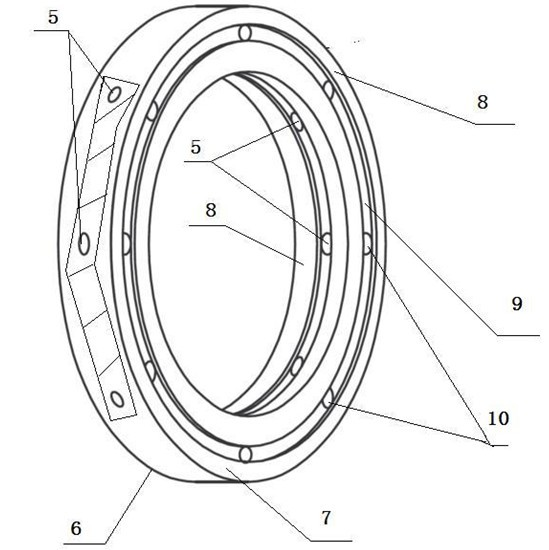 Design method for composite solid lubrication sprocket shaft group