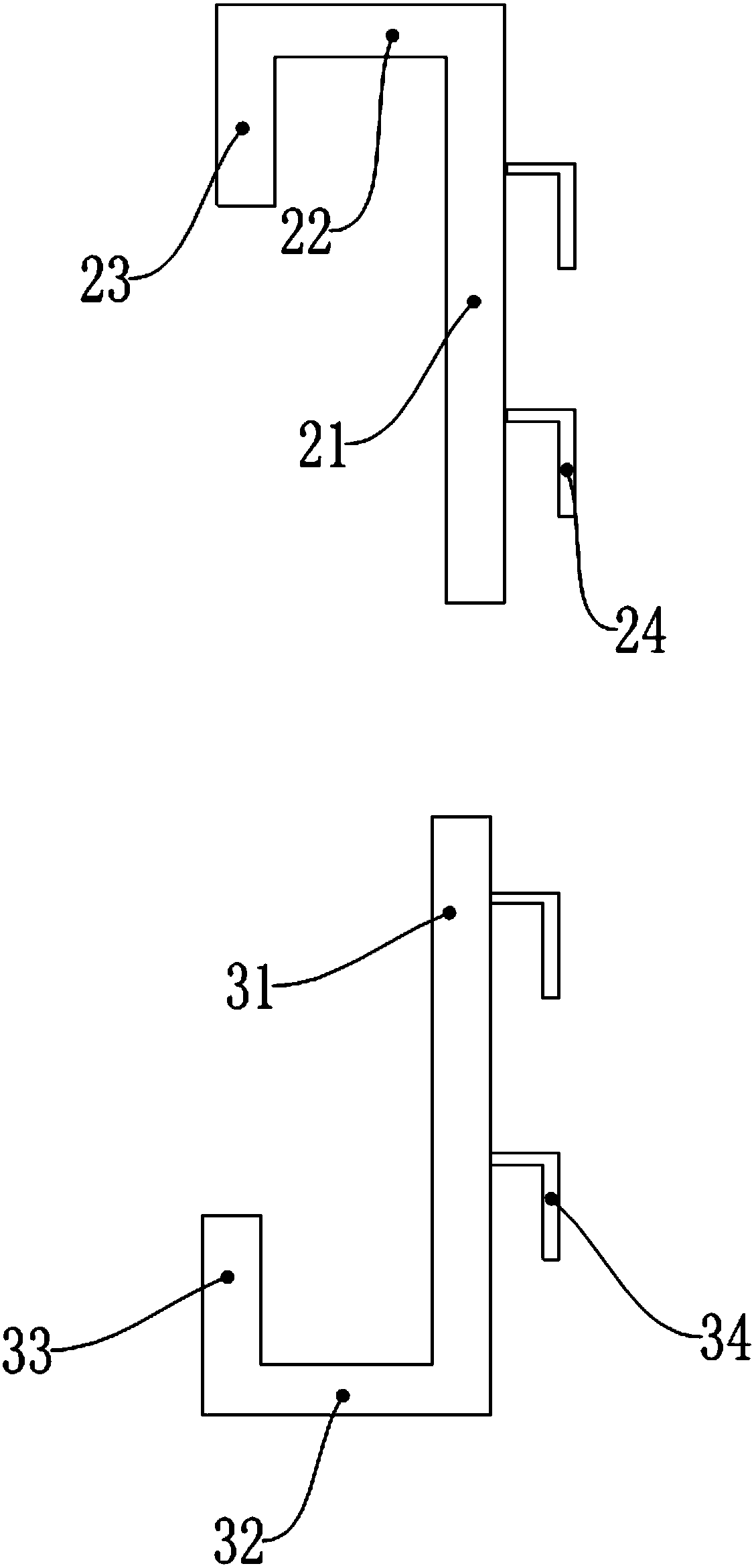 Movable vertical type ceramic tile display device