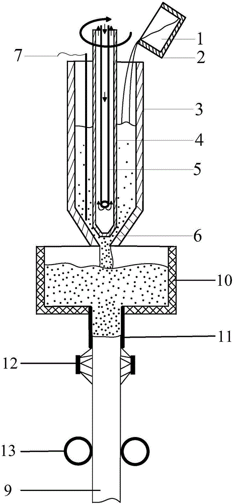 Device and method for preparing large-diameter semi-solid alloy billet