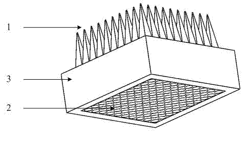 Calibration source microwave window of microwave radiometer