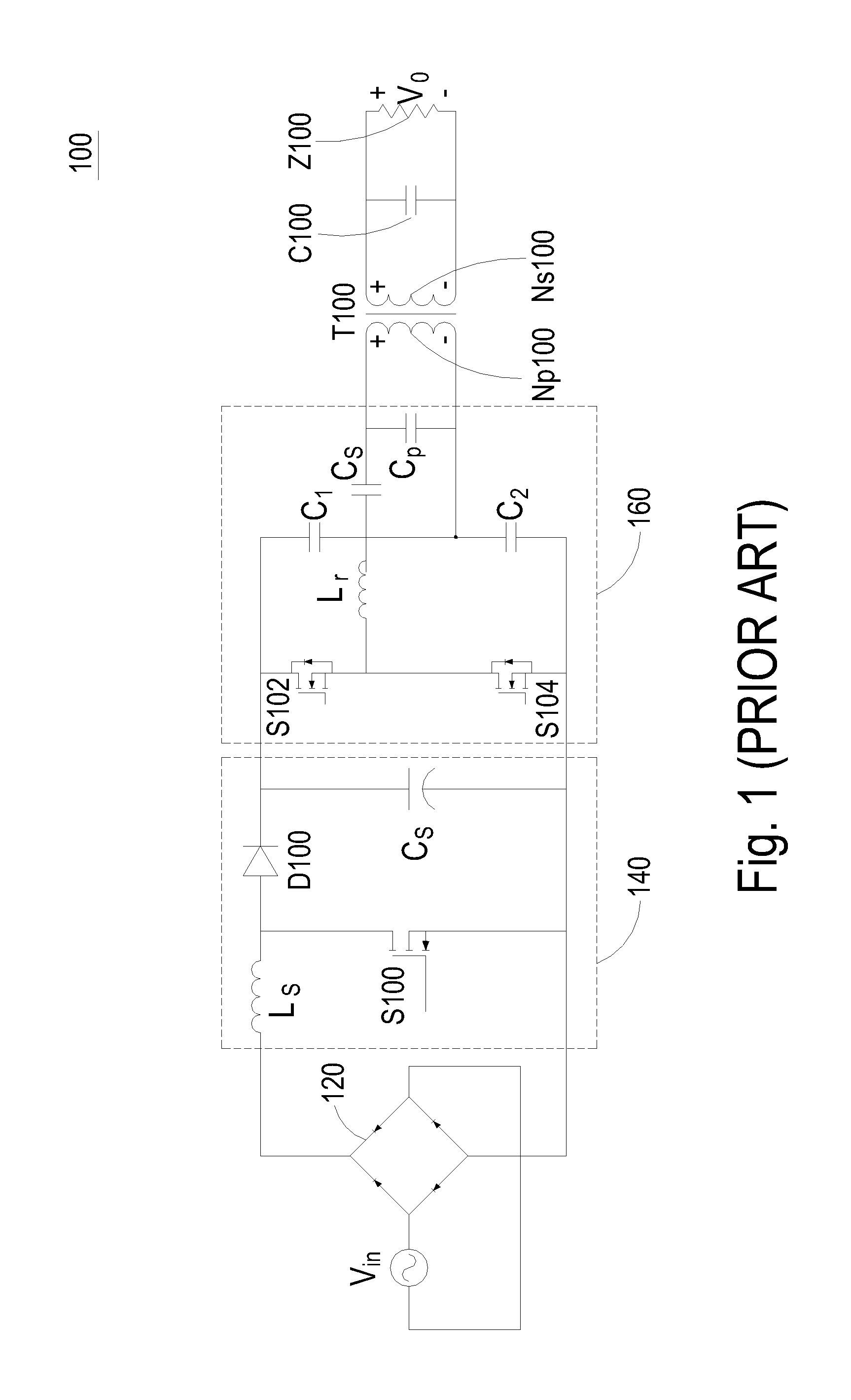 Power supply with single stage converter for performing power factor correction and resonant conversion