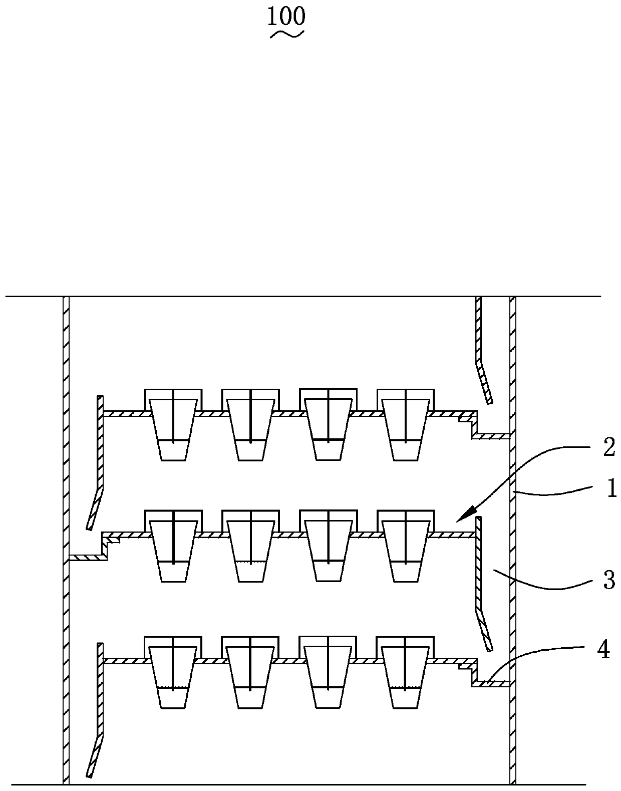 Three-dimensional mass transfer tray and plate tower