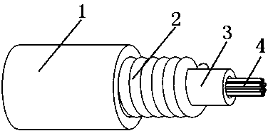 Spring armor layer forming device used for manufacturing spring wire