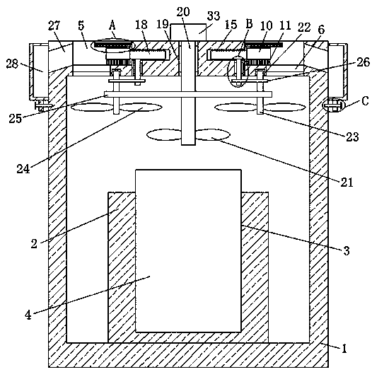 Main transformer cooling device