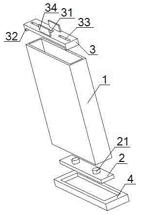 A kind of soft package lithium-ion battery shape injection molding device and using method thereof