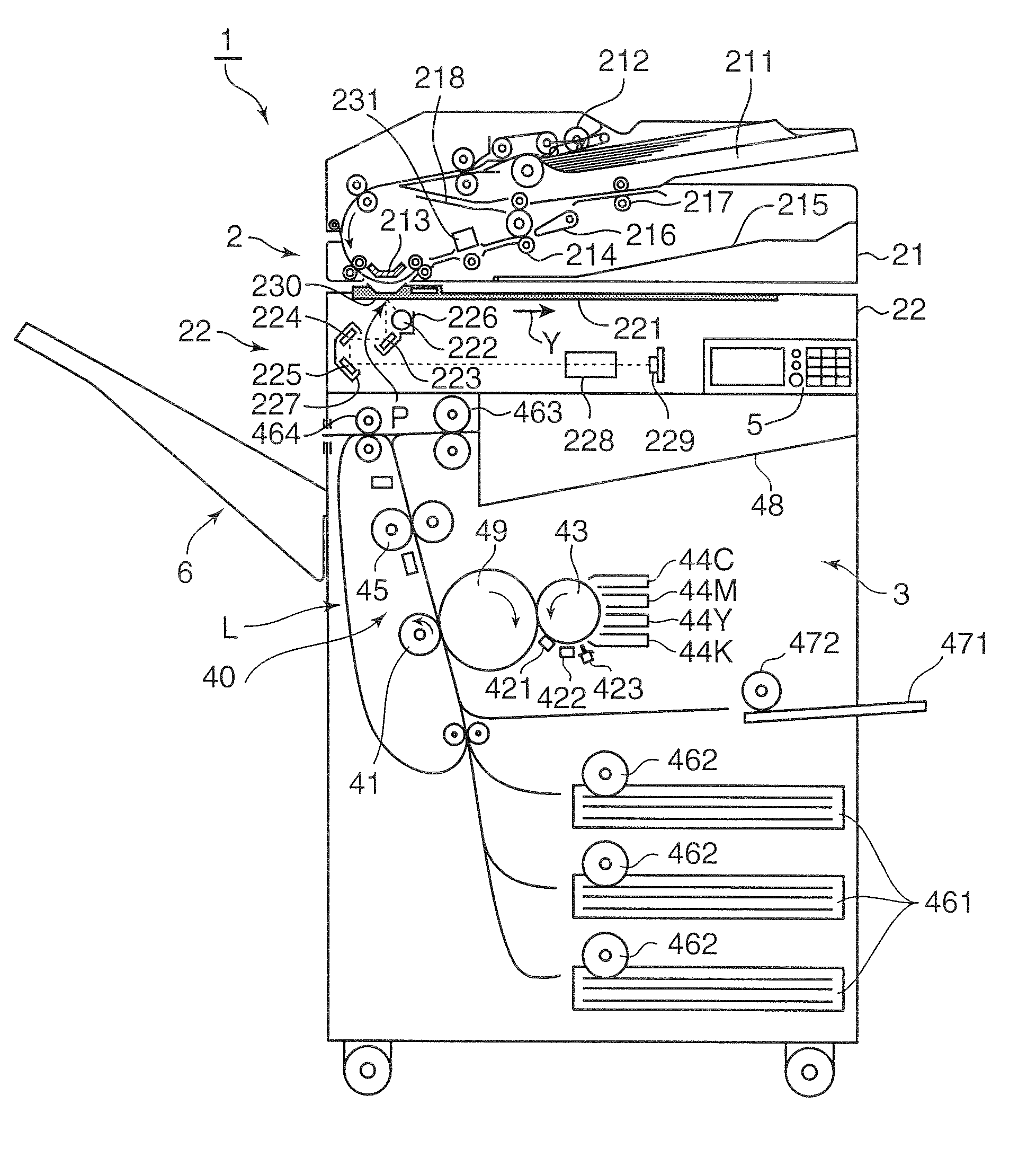 Image reading apparatus, and image forming apparatus