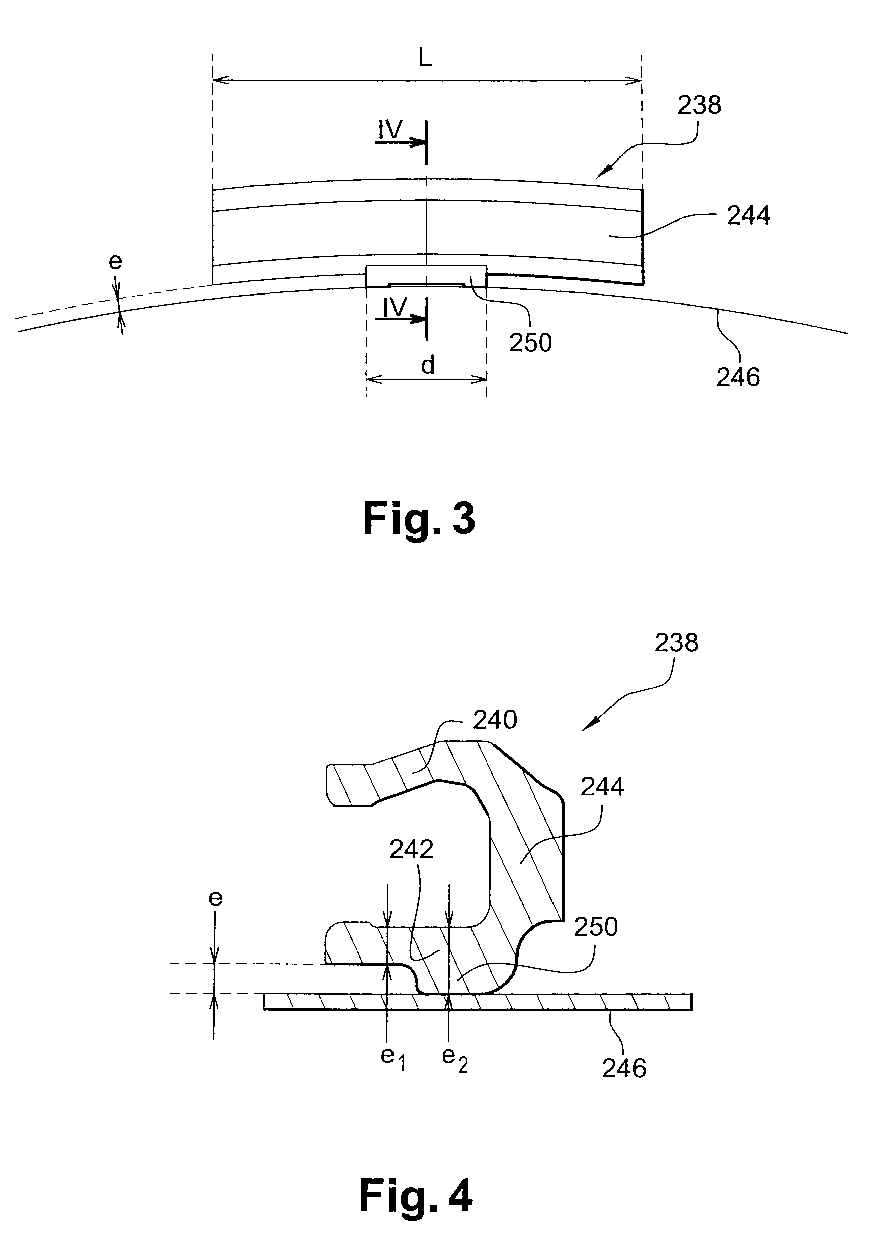 Turbine or compressor stage for a turbojet