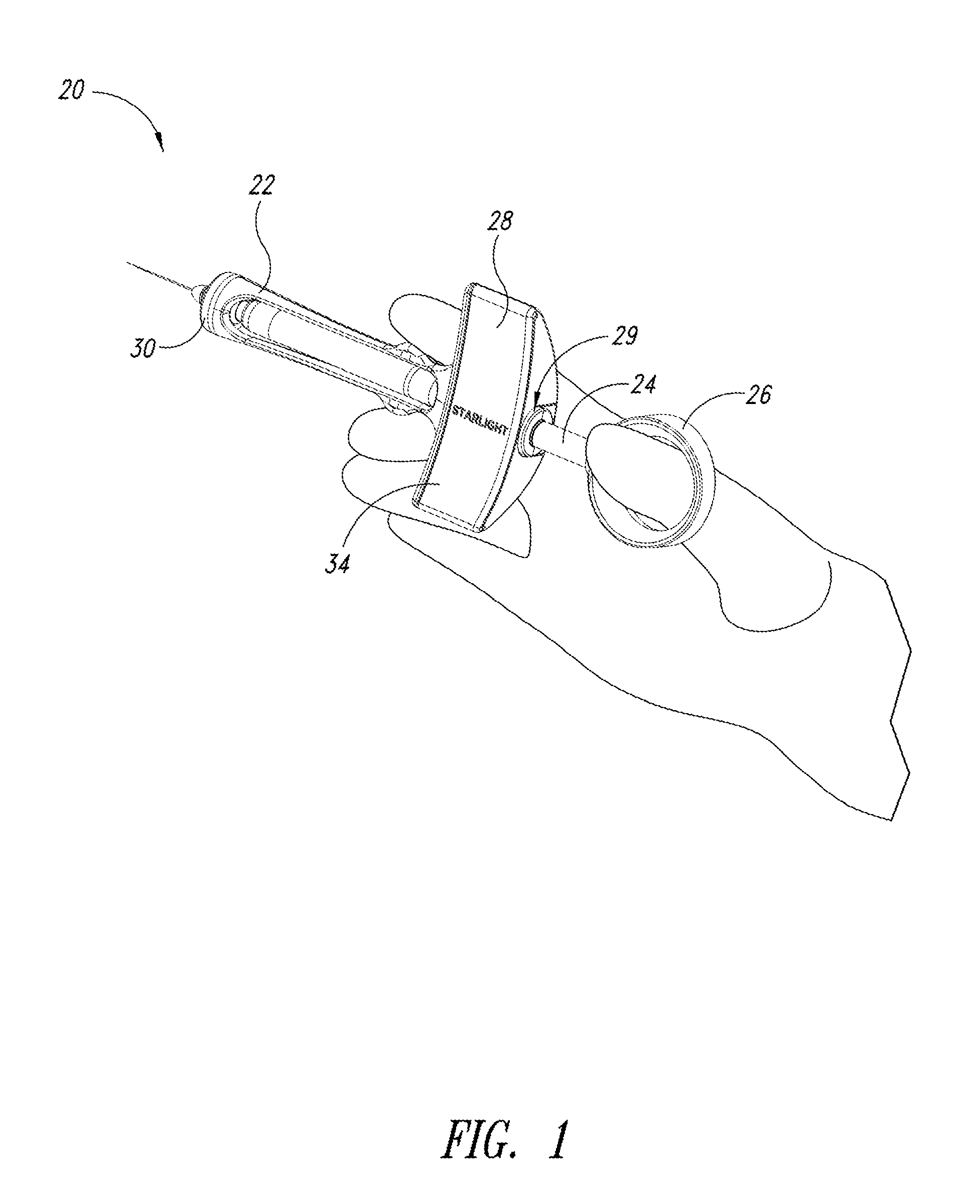 Illuminated intra-oral delivery device