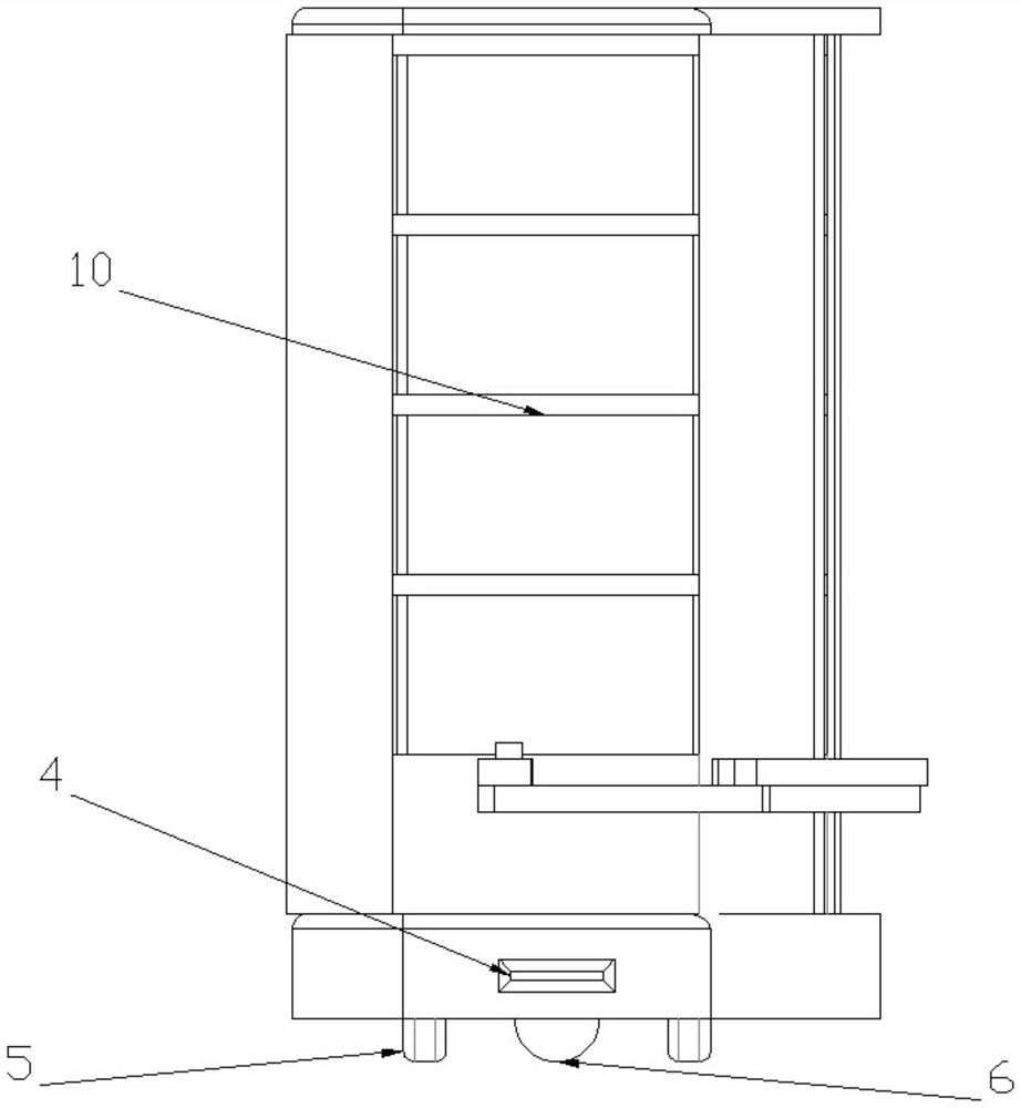 A library management robot system and management method