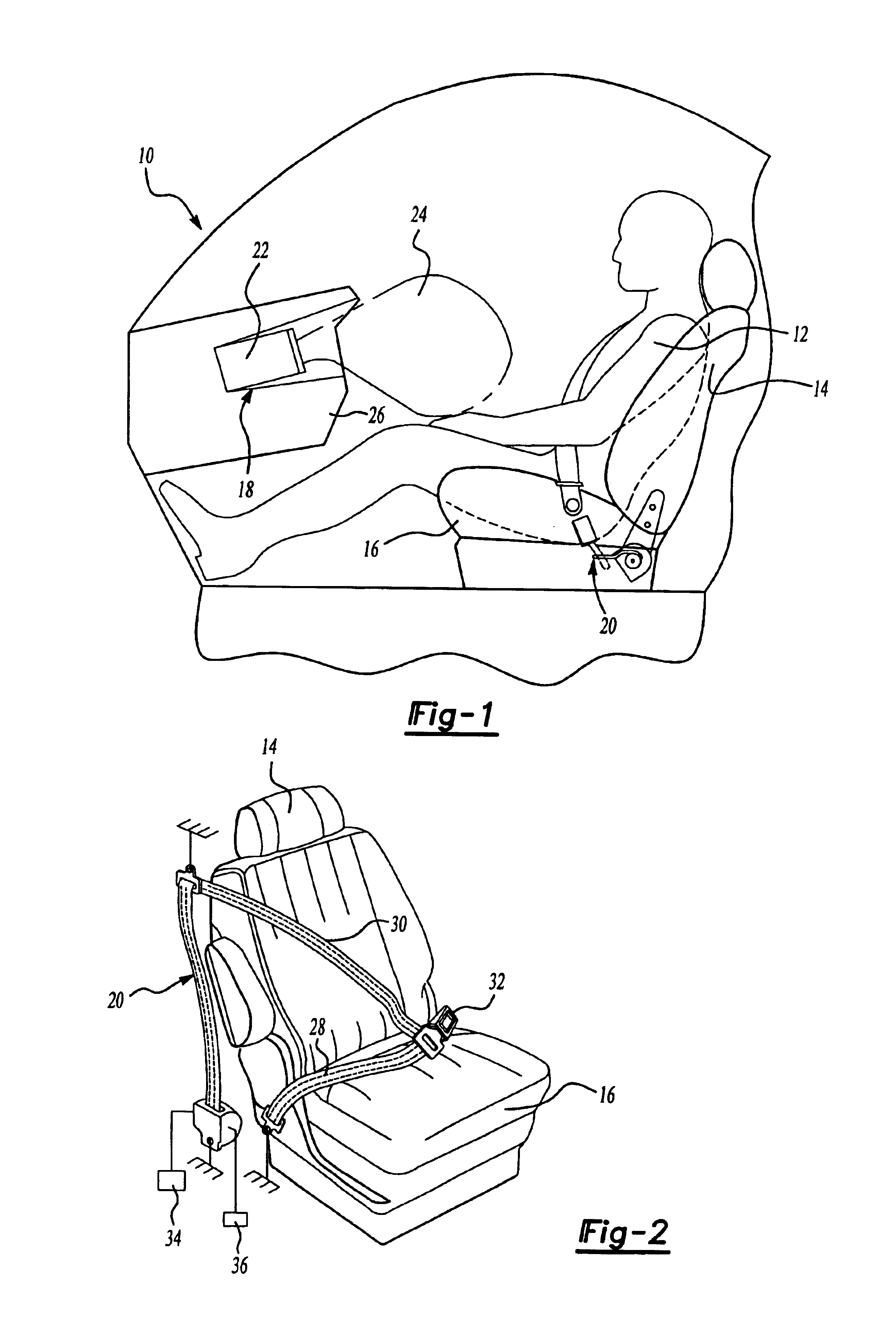 Controller for occupant restraint system
