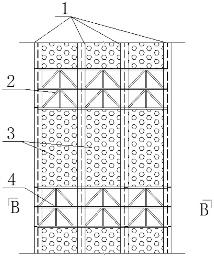 Coupled steel structure