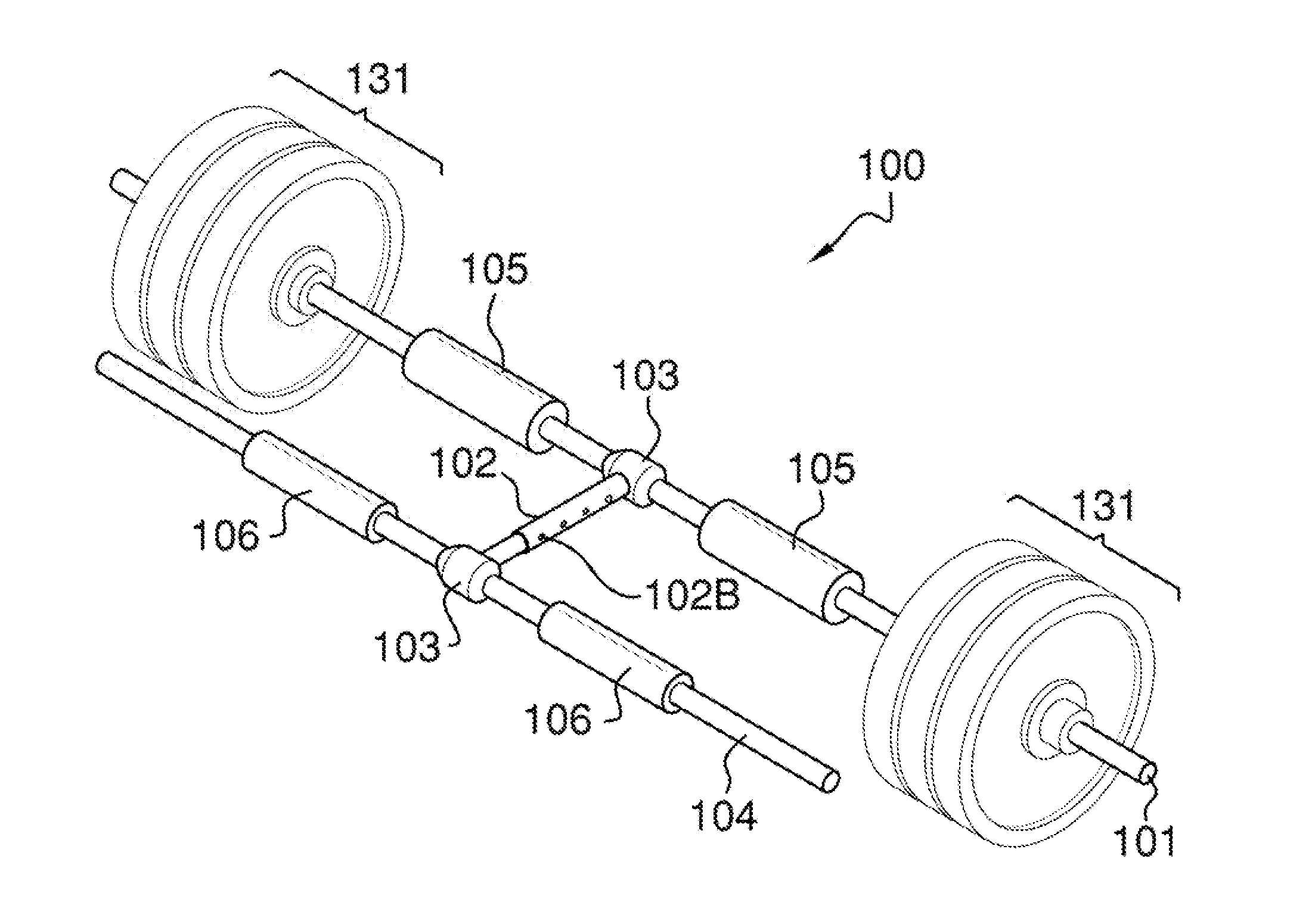 Barbell having parallel forearm engaging bar