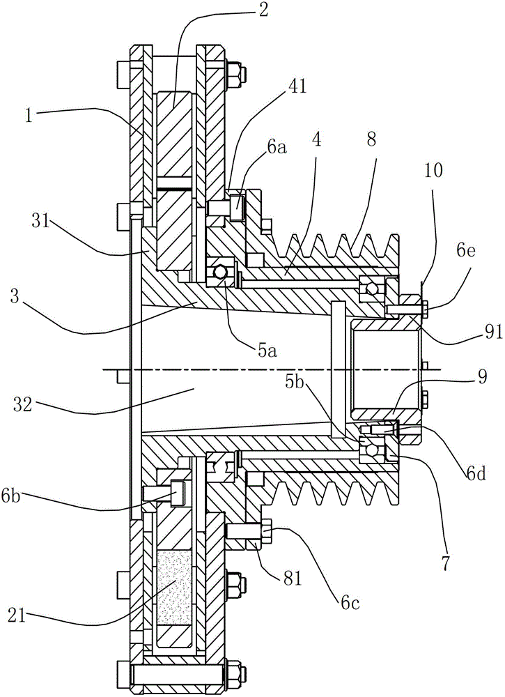 Permanent magnet couplings for belt drives