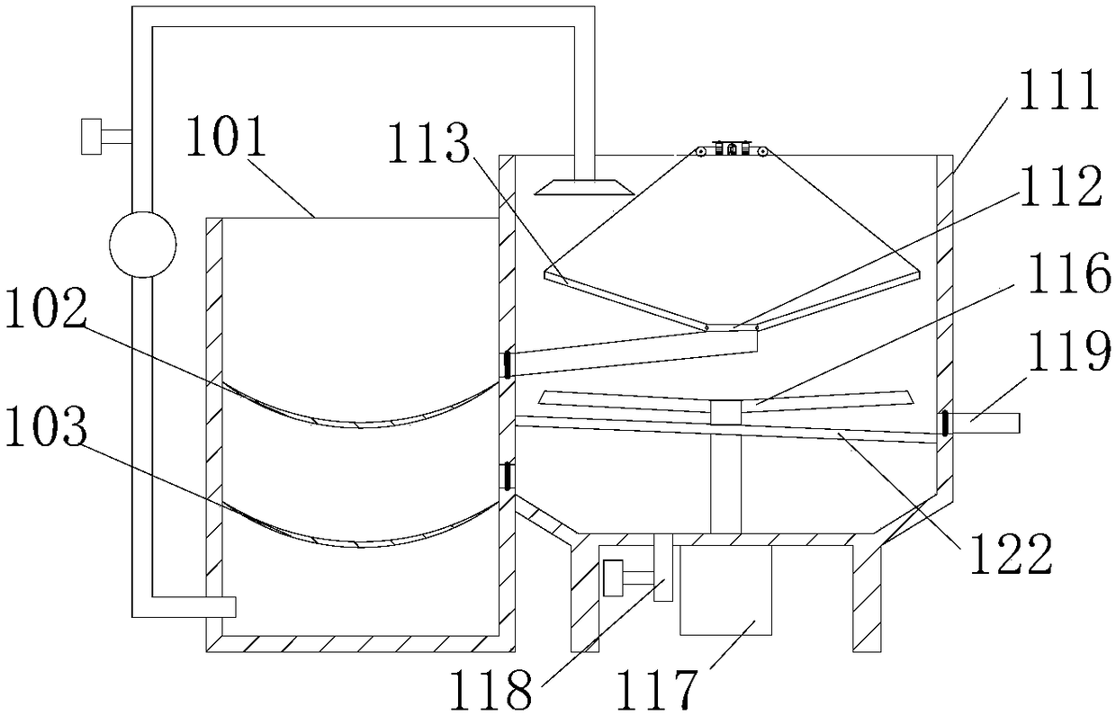 Pressing type efficient soybean oil production device