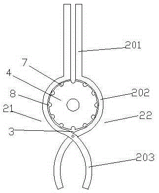 Jig capable of machining steel wire ropes quickly