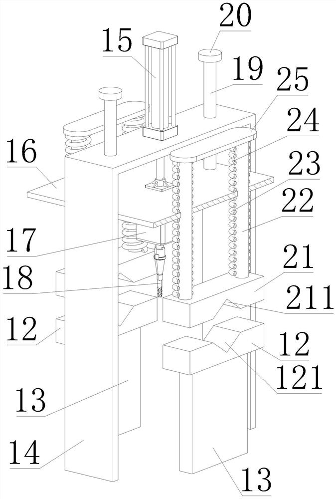 Copper pipe drilling device for copper machining