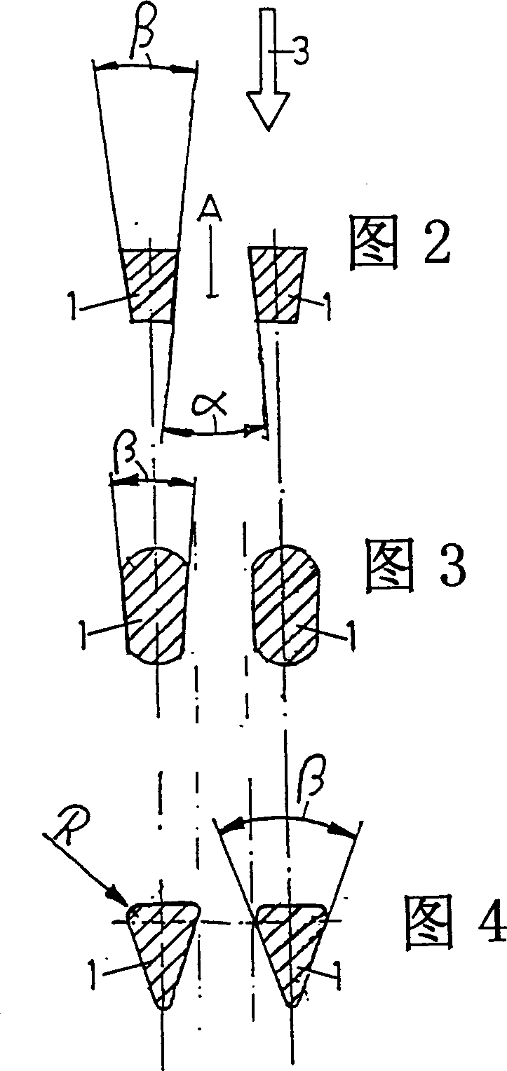 Card clothing for textile machine