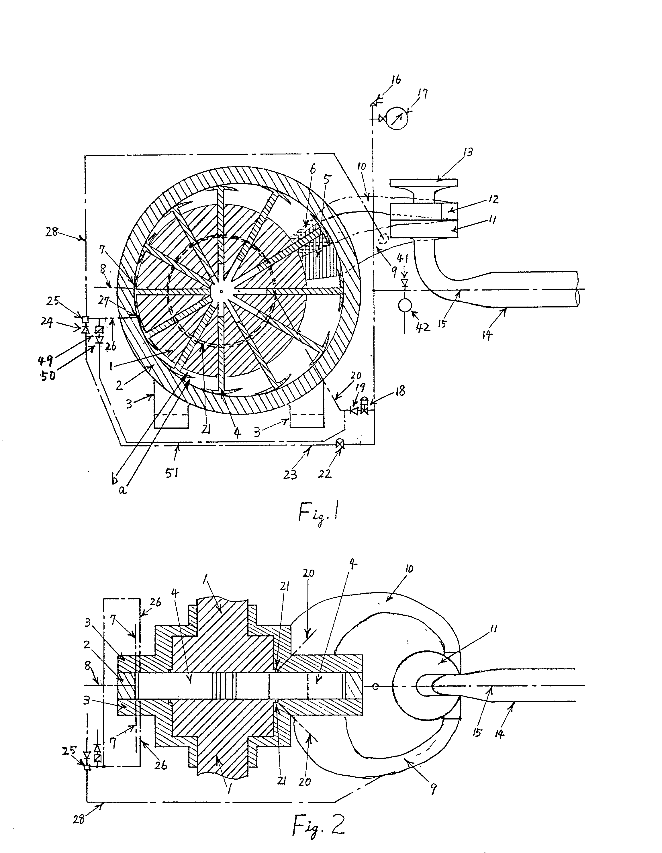 Reciprocating vane type rotary internal combustion engine (vane engine)